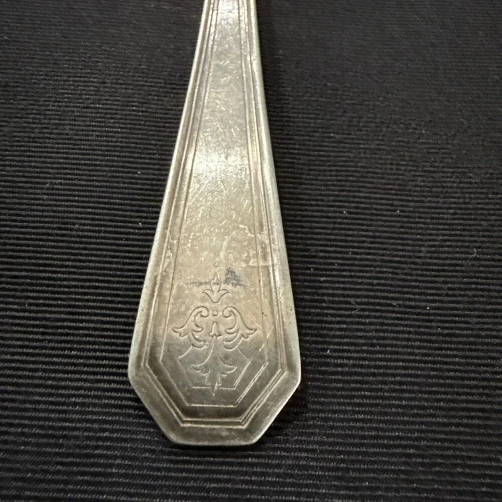 Antique WM Rogers Mfg Co Silver Extra Plate Serving Spoon “Original Rogers”